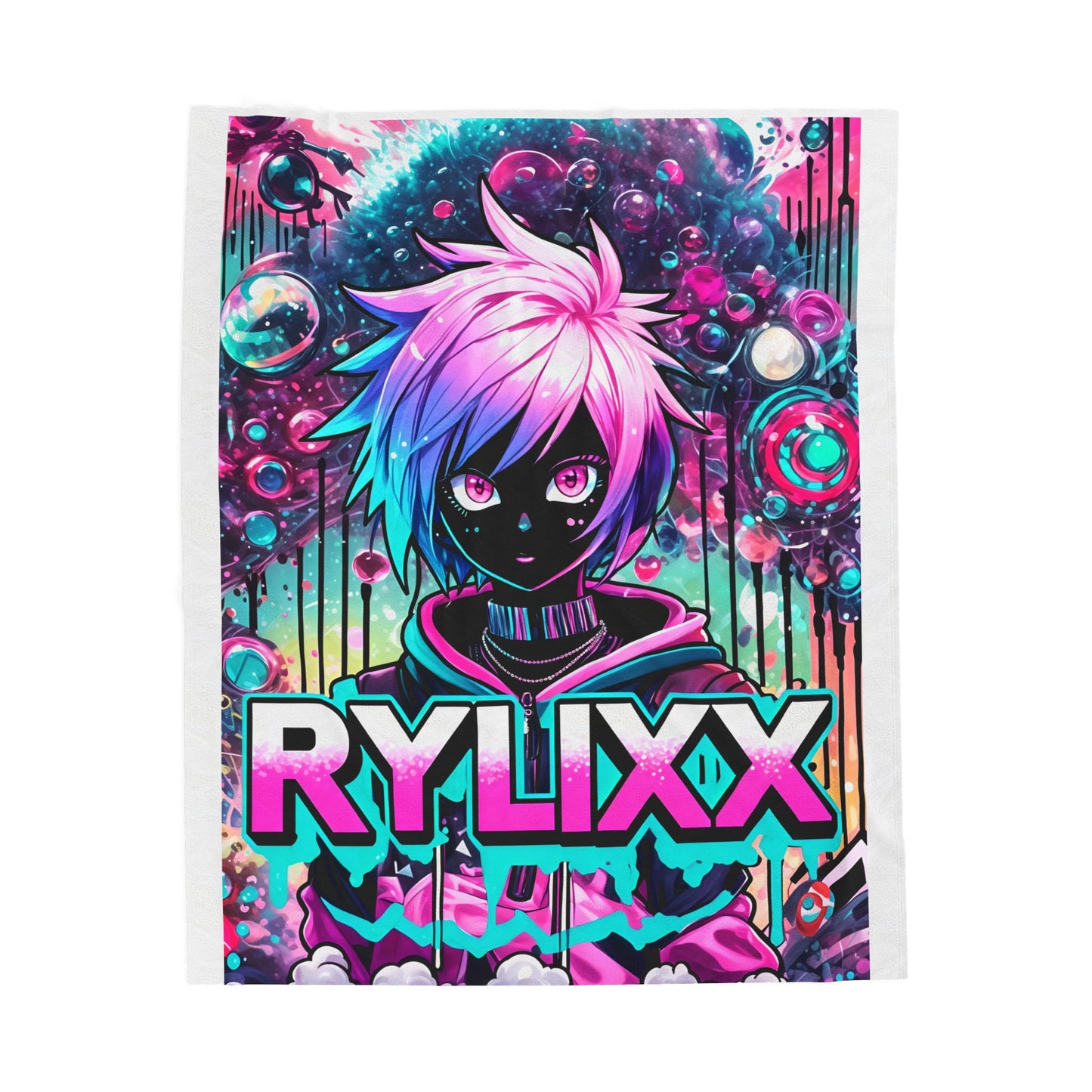Plush Blanket Rylixx Hyperpop Fan Gift