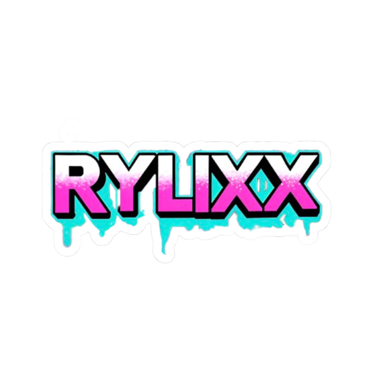 Rylixx Artist Name Sticker - Kiss-Cut Stickers