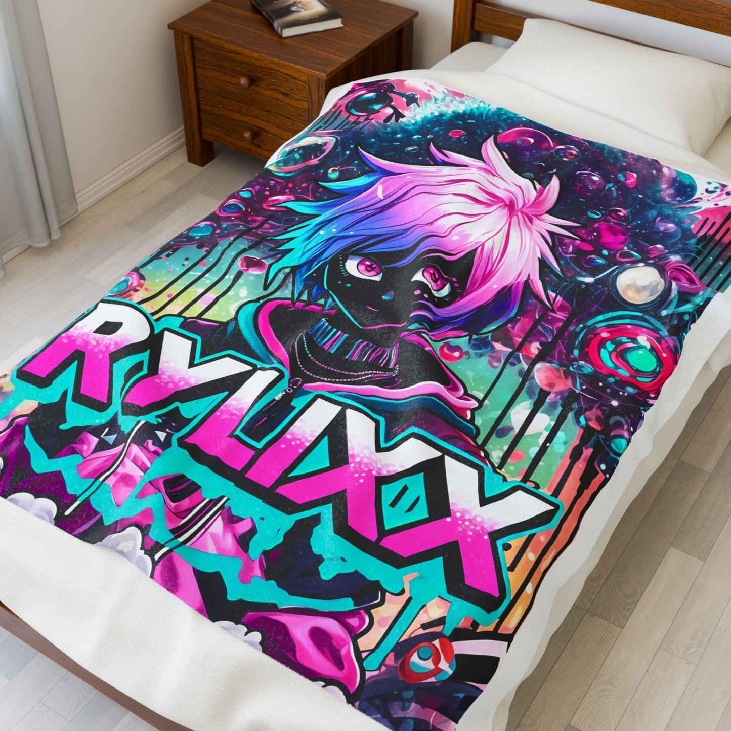 Plush Blanket Rylixx Hyperpop Fan Gift